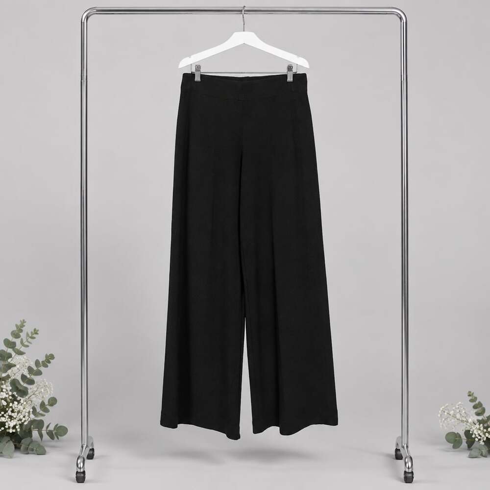Christian Siriano Wide Leg Pants Black